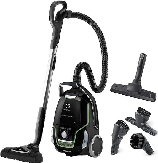 Aspirateur Traîneau Silencieux Electrolux UltraOne, 2 Sacs Inclus, Ergonomique, Écoresponsable, Noir