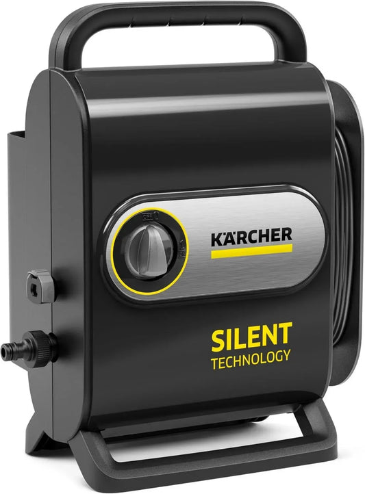Kärcher Nettoyeur Haute Pression Édition Anniversaire Silencieuse, 130 Bar, 420 l/h, Ultra Silencieux, eco!Booster Inclus, Noir